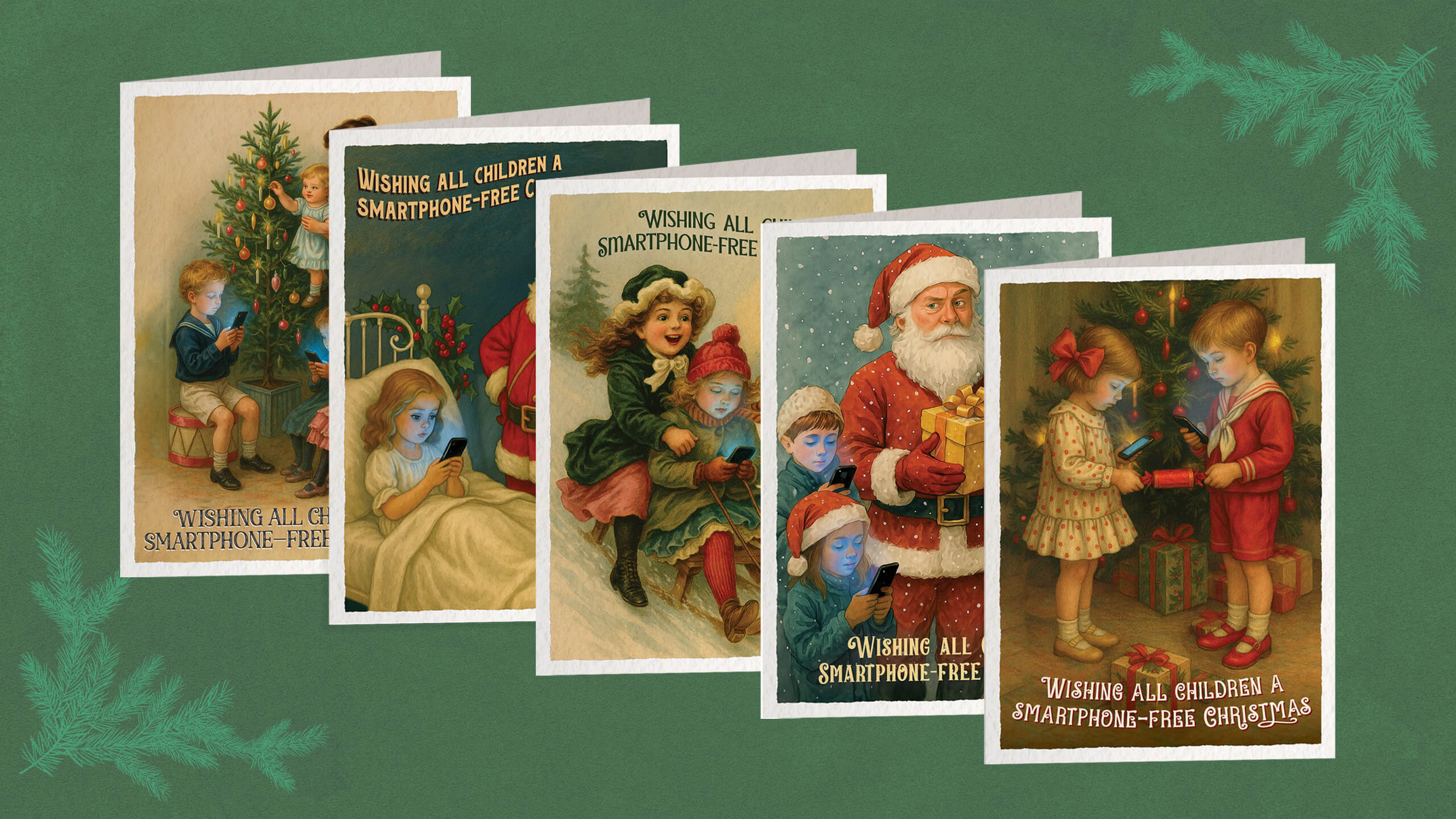 Pack of 5 Christmas Cards – on us!*