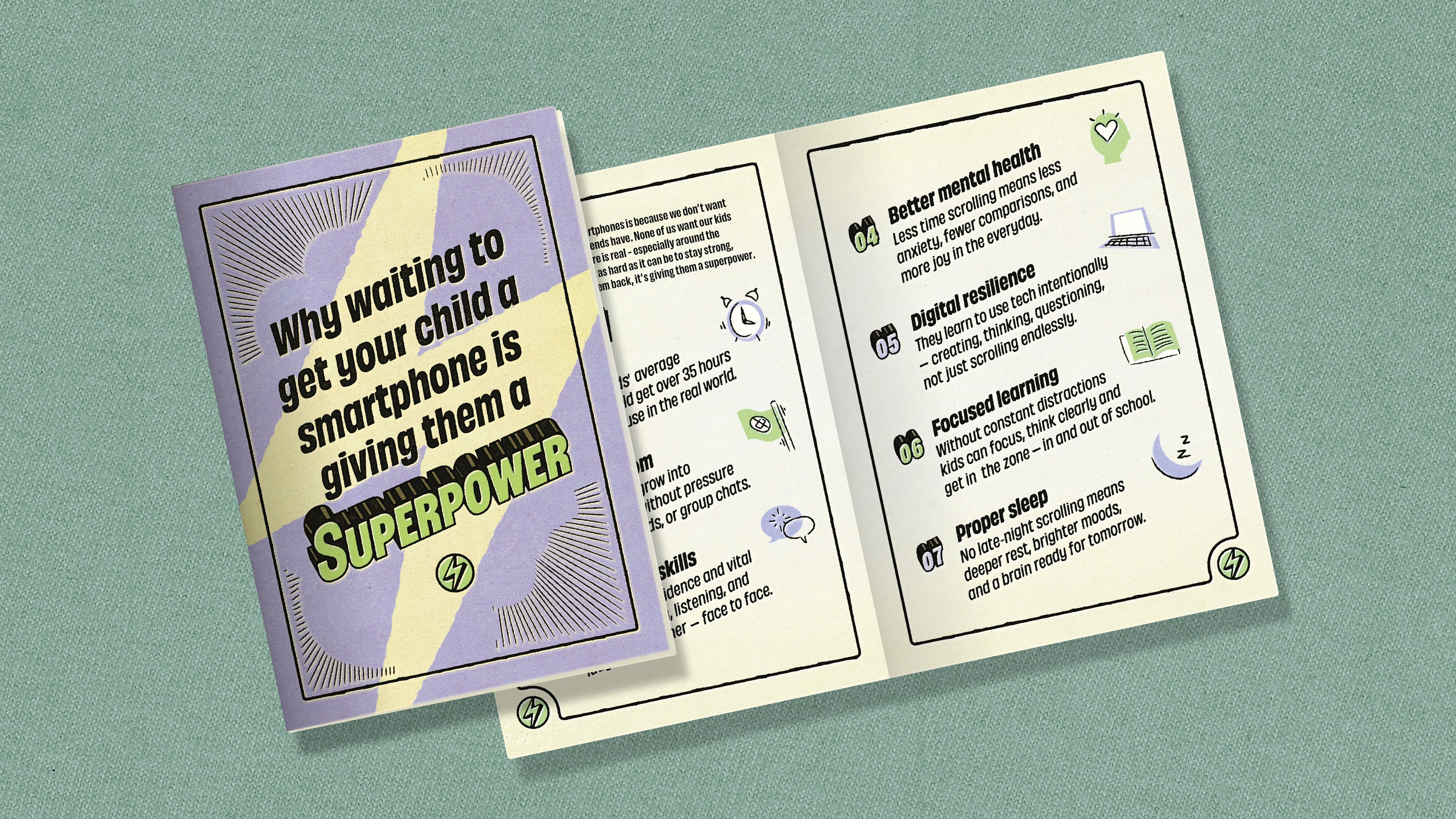 'Superpowers' pack of 25 leaflets