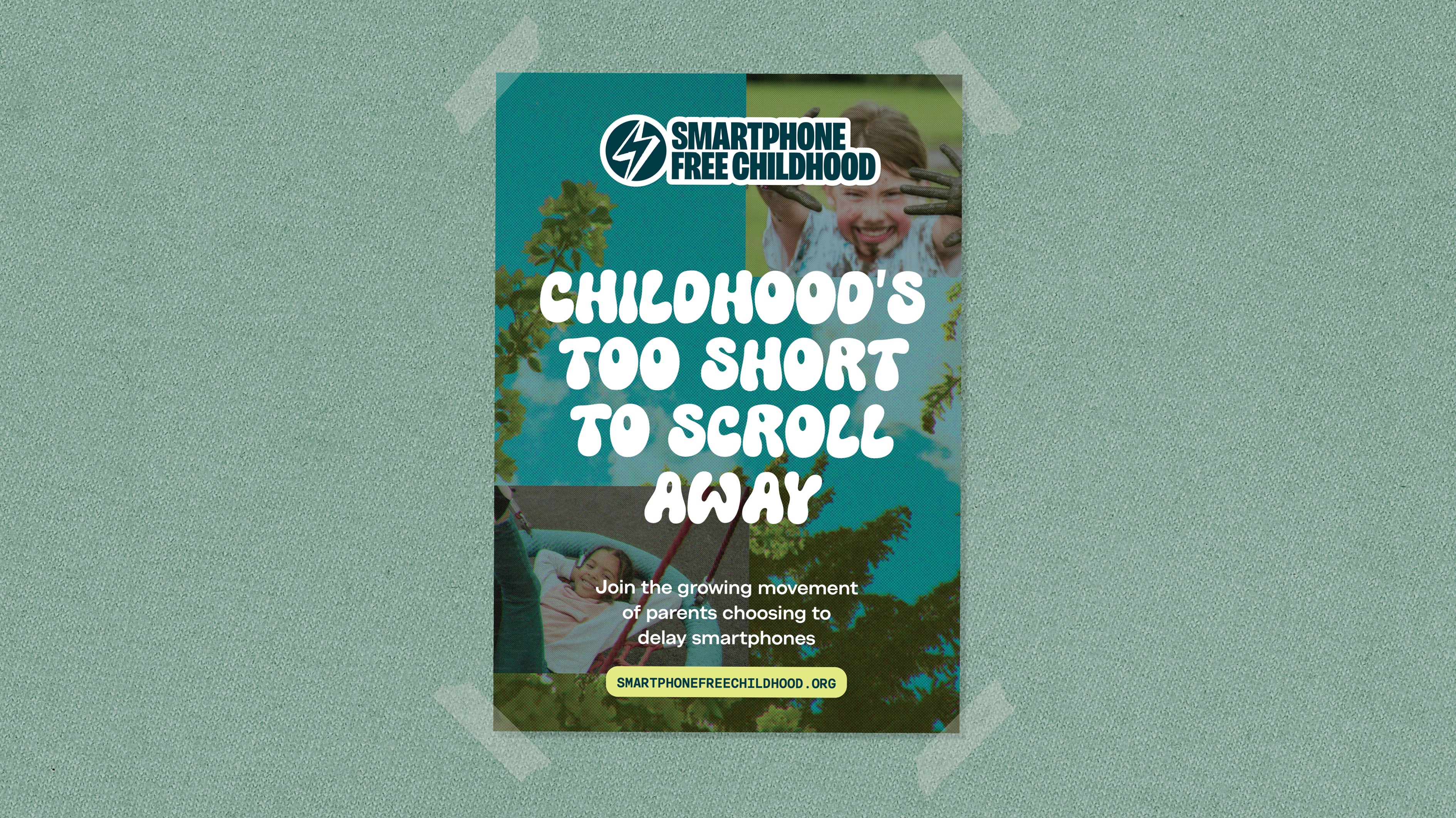 'Childhood's Too Short' pack of three posters