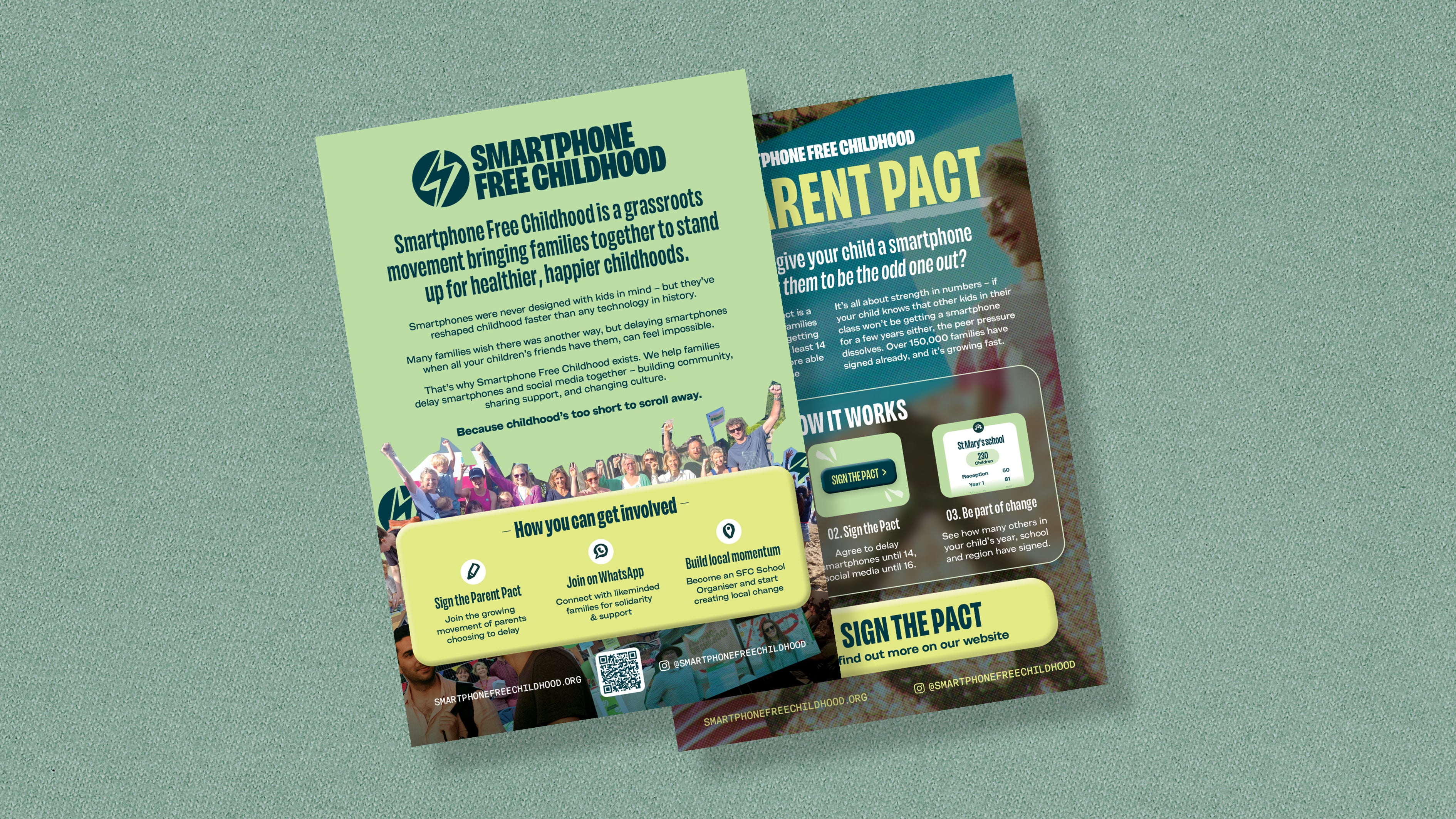 'The Parent Pact' pack of 25 flyers